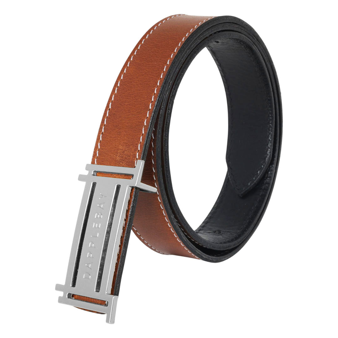 Dapplebay Reversible Jump Belt - Silver