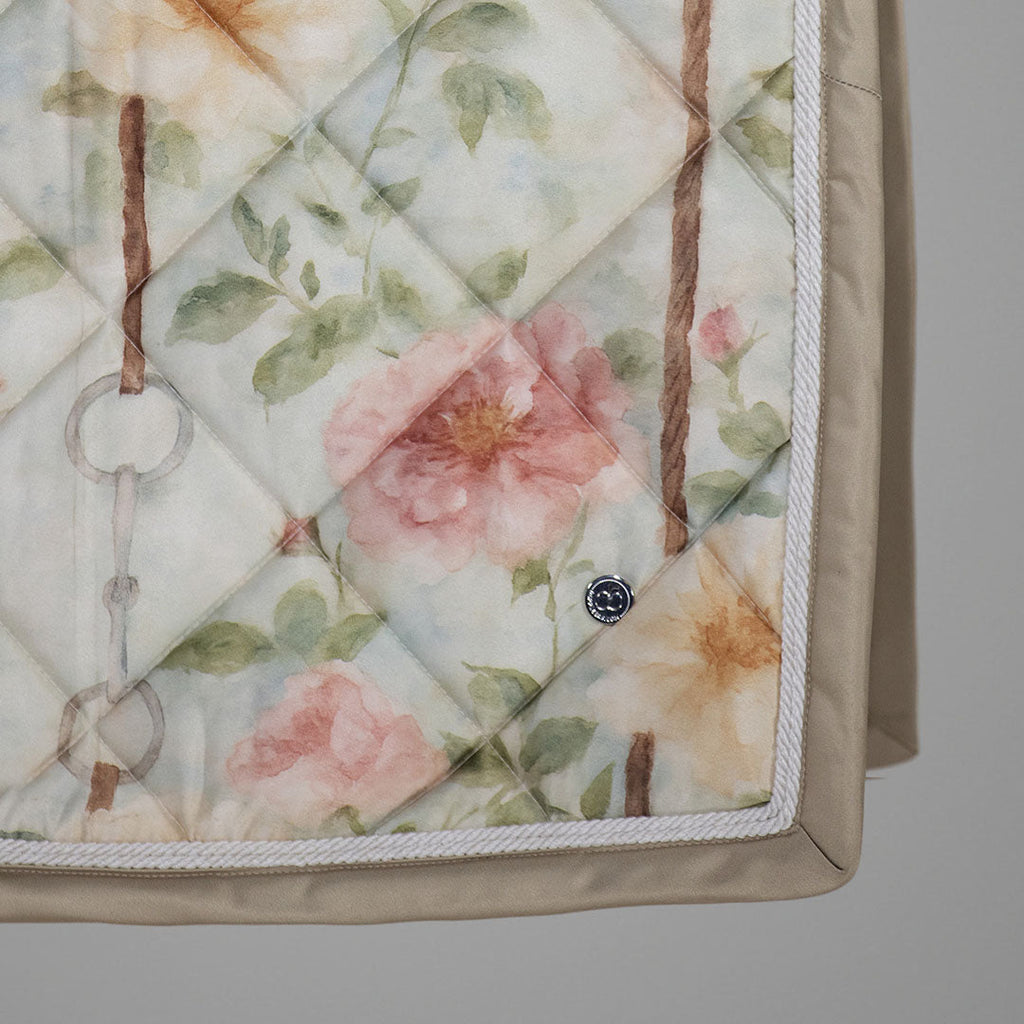 Dapplebay Vintage Floral Dressage Saddle Pad