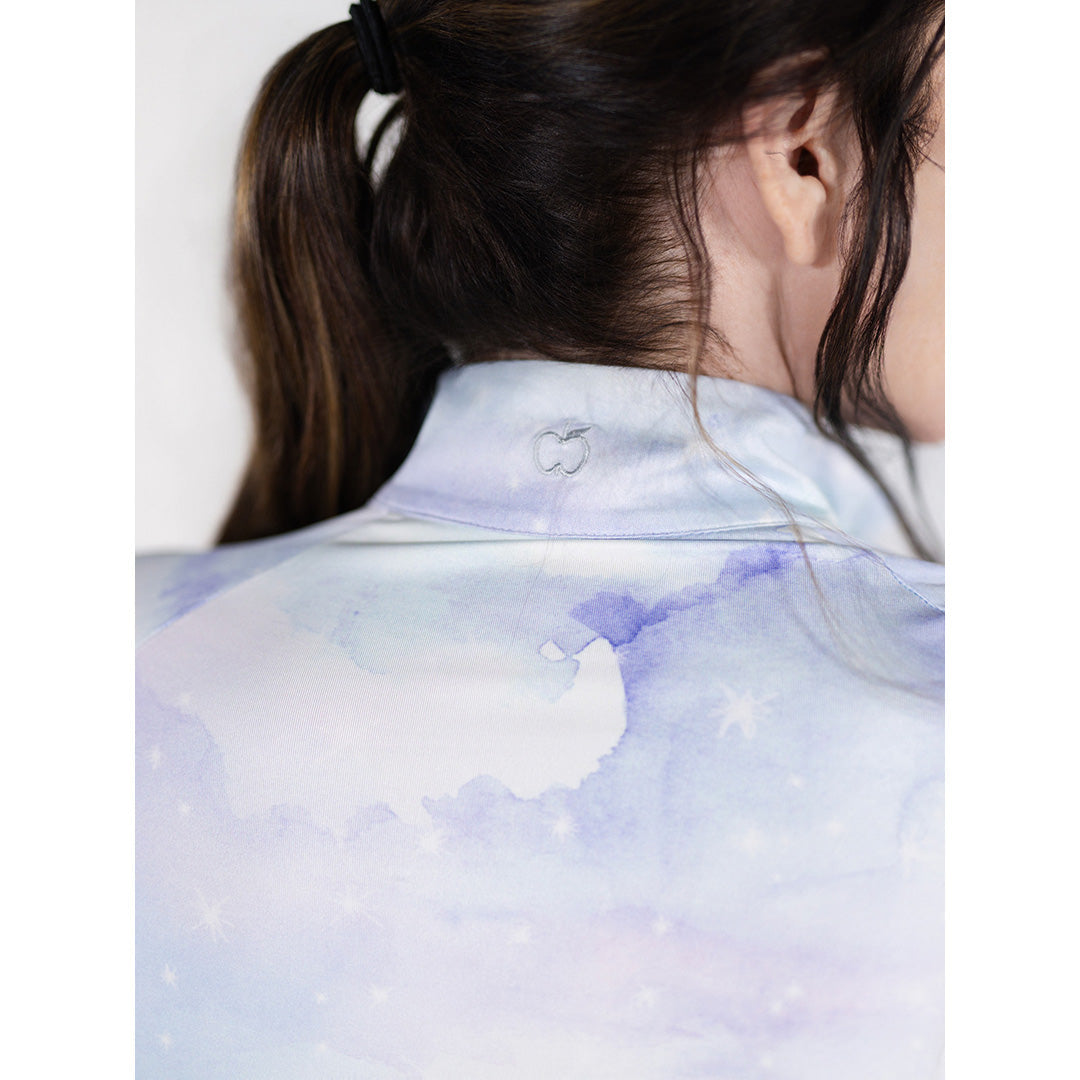 Dapplebay Opalite Skies 1/4 Zip LS Riding Top