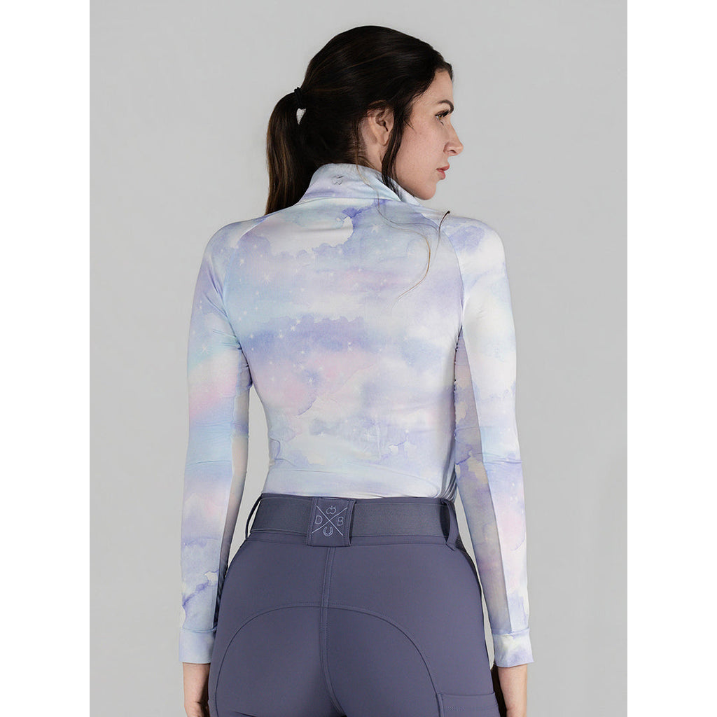 Dapplebay Opalite Skies 1/4 Zip LS Riding Top