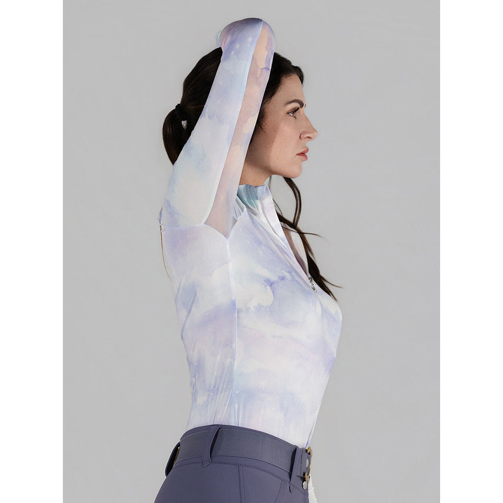 Dapplebay Opalite Skies 1/4 Zip LS Riding Top