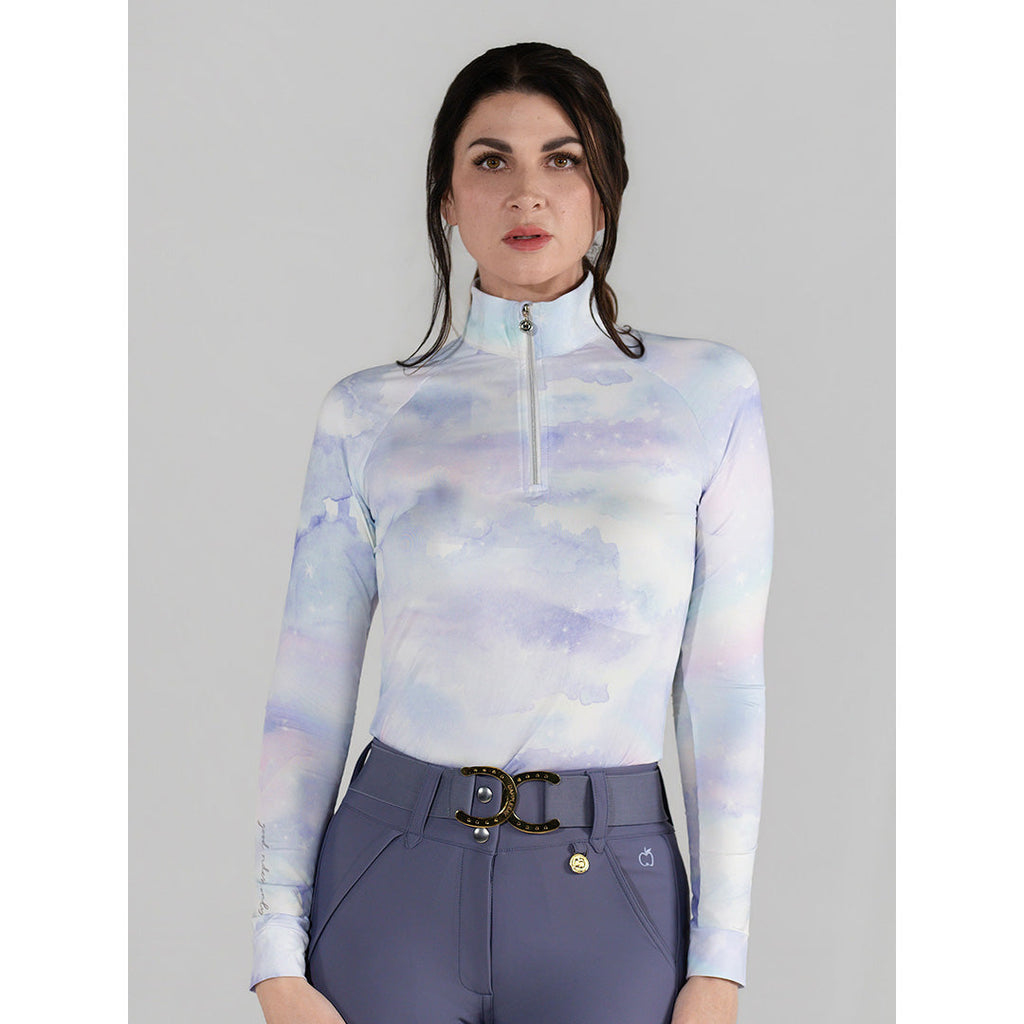Dapplebay Opalite Skies 1/4 Zip LS Riding Top