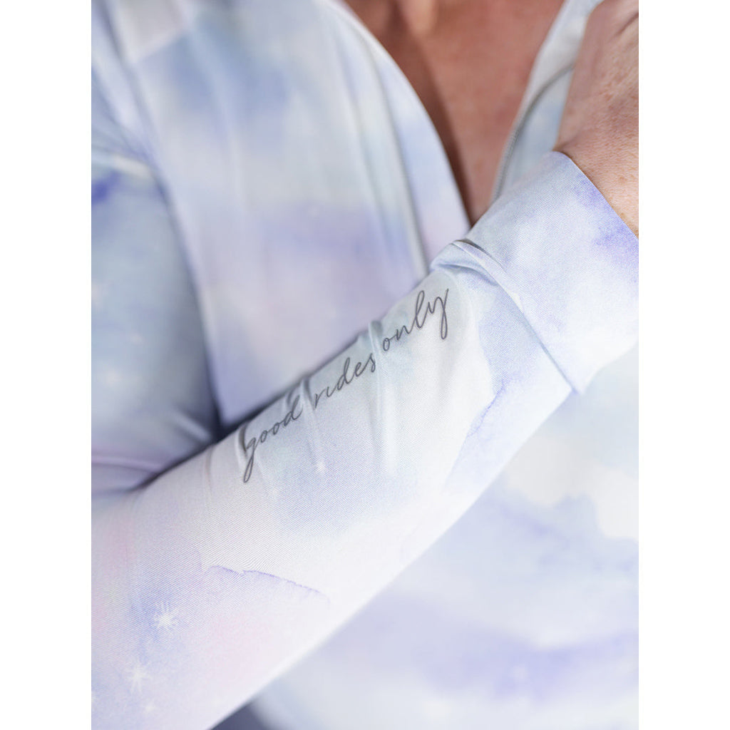 Dapplebay Opalite Skies 1/4 Zip LS Riding Top