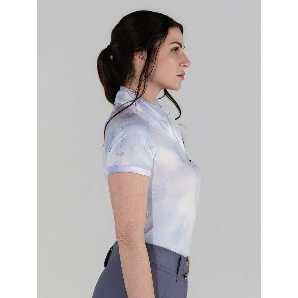 Dapplebay Opalite Skies 1/4 Zip SS Riding Top