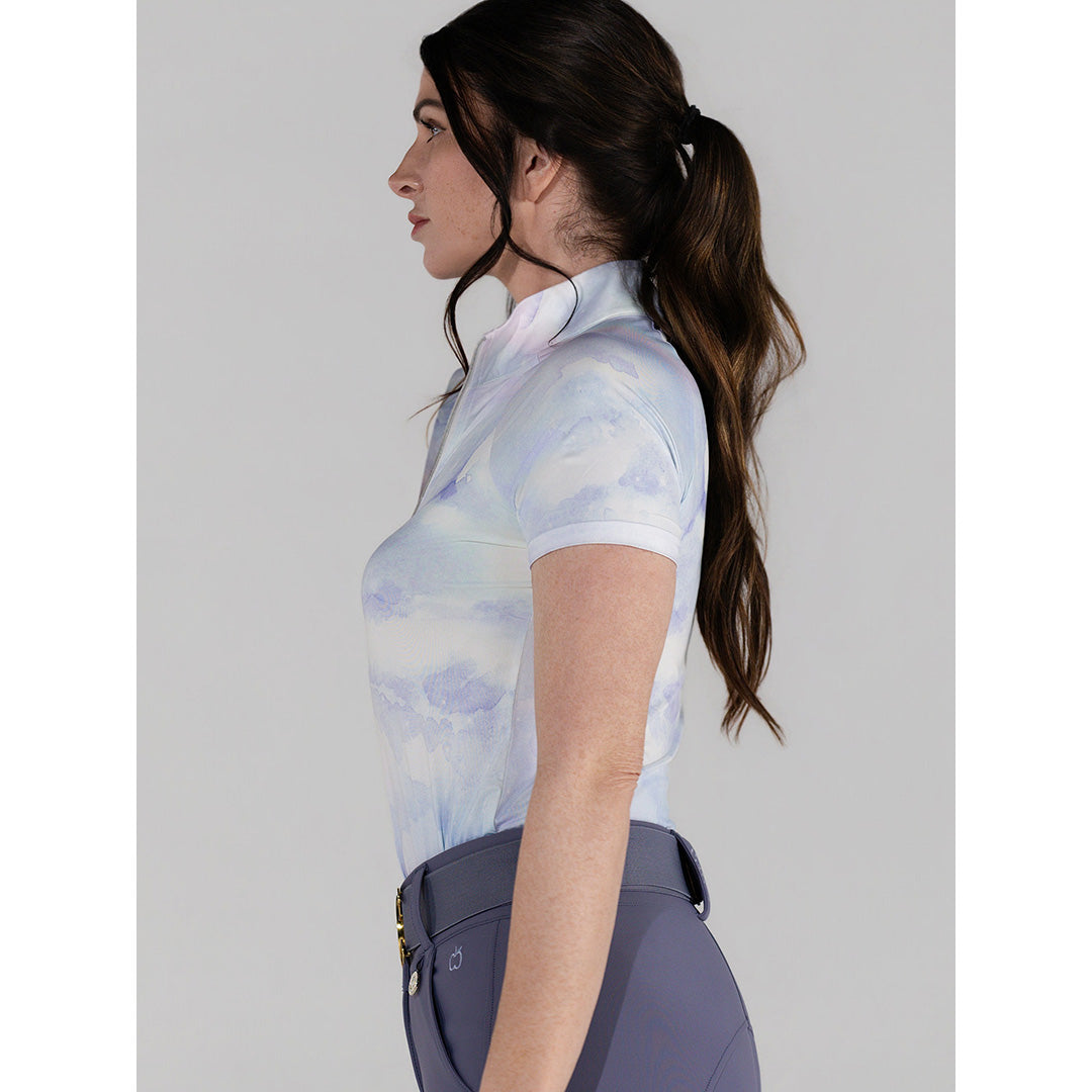 Dapplebay Opalite Skies 1/4 Zip SS Riding Top