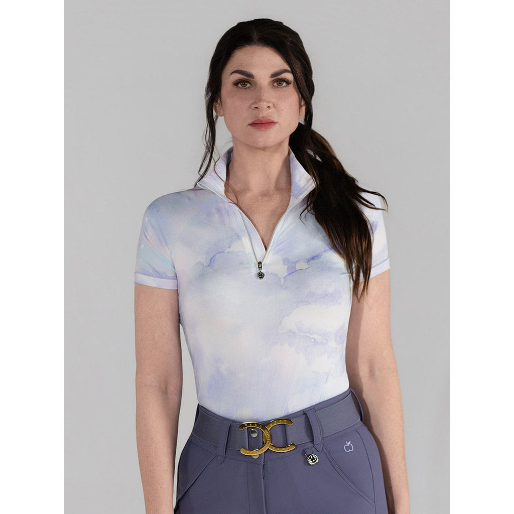 Dapplebay Opalite Skies 1/4 Zip SS Riding Top