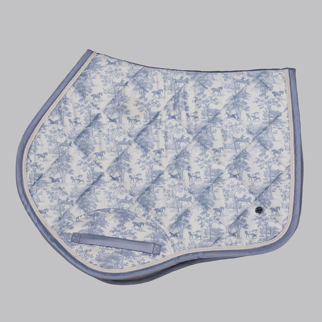 Dapplebay Equestrian Toile XC Saddle Pad-Moonrise