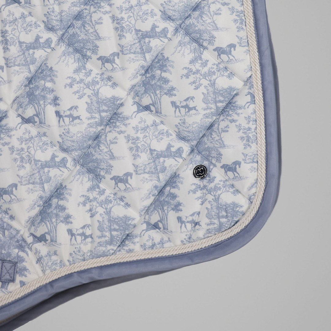 Dapplebay Equestrian Toile XC Saddle Pad-Moonrise