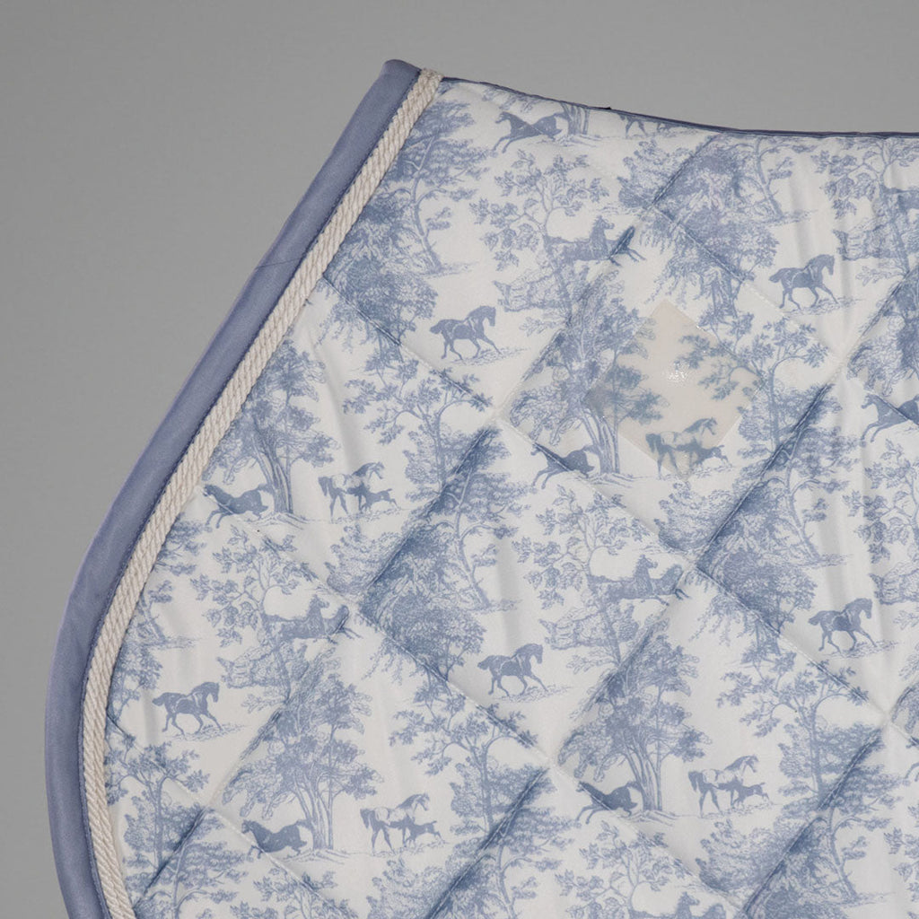 Dapplebay Equestrian Toile XC Saddle Pad-Moonrise