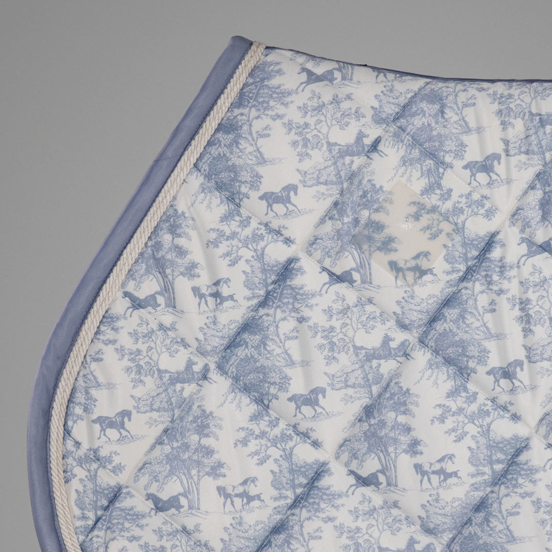 Dapplebay Equestrian Toile XC Saddle Pad-Moonrise