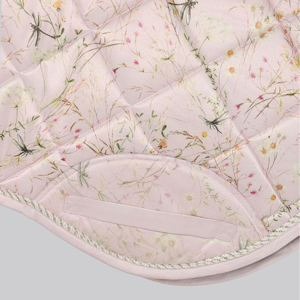 Dapplebay Dragonfly Meadow XC Saddle Pad-Light Pink