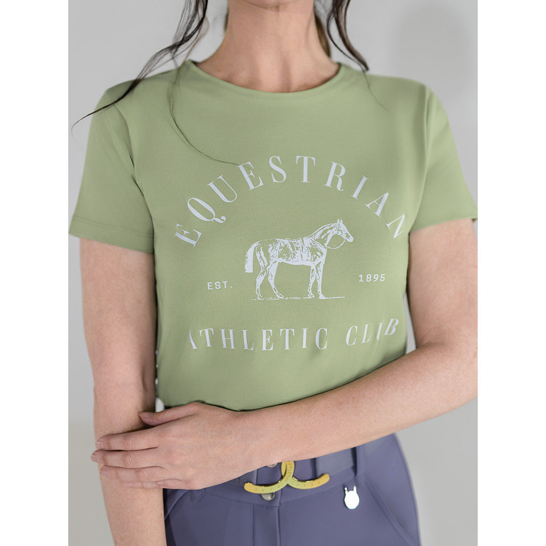 Dapplebay Equestrian Athletic Club Tee-Sage