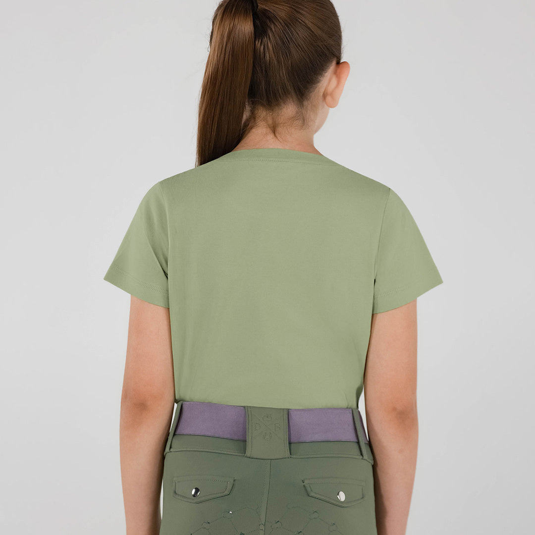 Dapplebay Kids Equestrian Athletic Club Tee-Sage