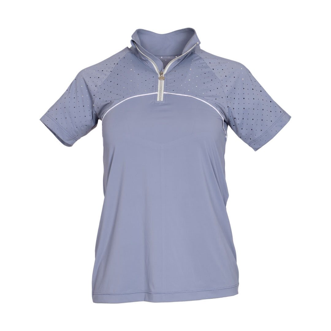 Dapplebay Lady 1/4 Zip Aircut SS Riding Top-Moonrise