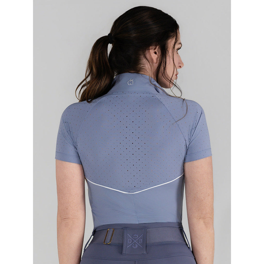 Dapplebay Lady 1/4 Zip Aircut SS Riding Top-Moonrise