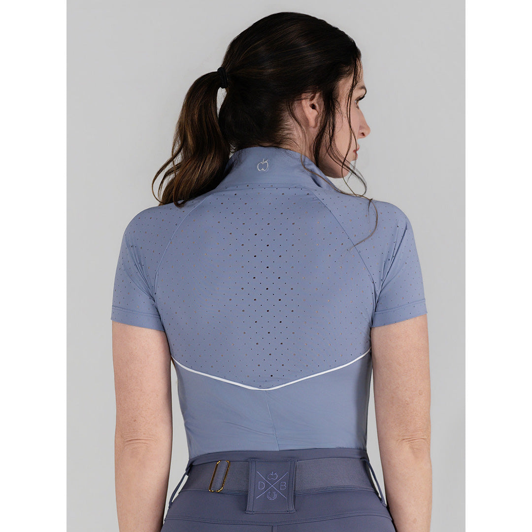 Dapplebay Lady 1/4 Zip Aircut SS Riding Top-Moonrise
