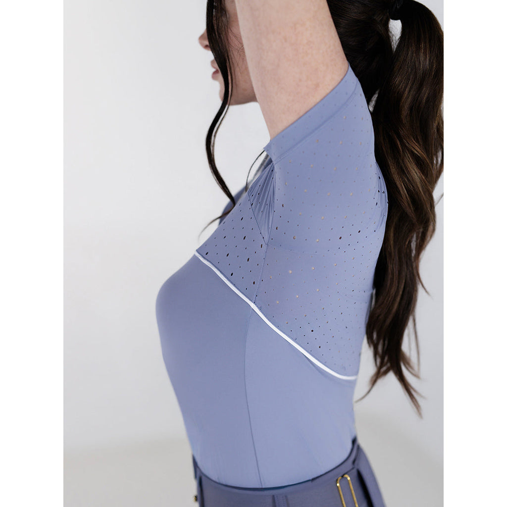 Dapplebay Lady 1/4 Zip Aircut SS Riding Top-Moonrise