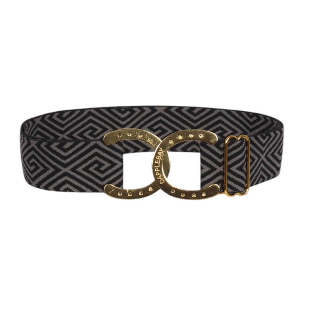 Dapplebay Horse Shoe Belt- Key-Graphite