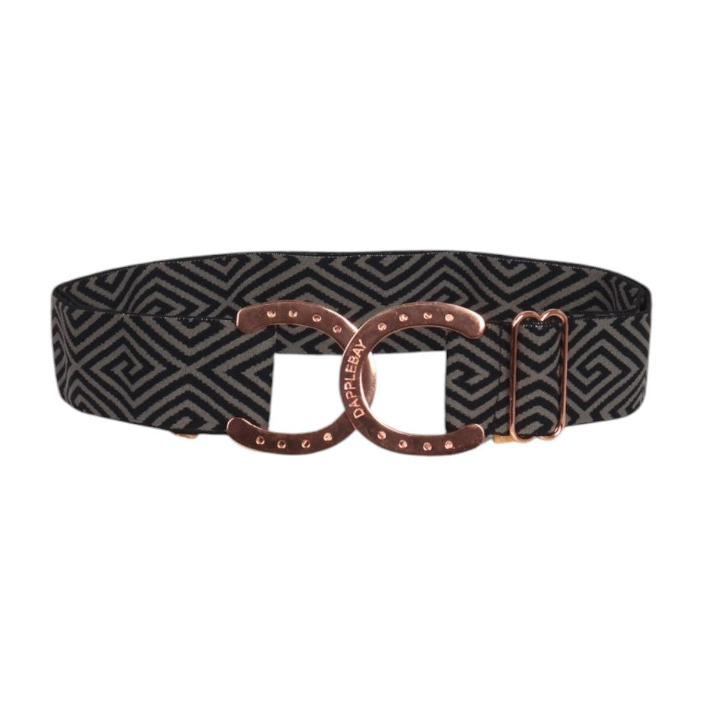Dapplebay Horse Shoe Belt- Key-Graphite