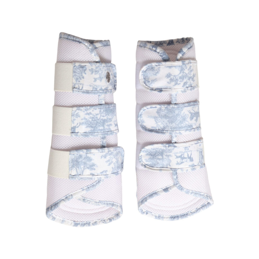 Dapplebay Equestrian Toile Airflow Brush Boots-Moonrise