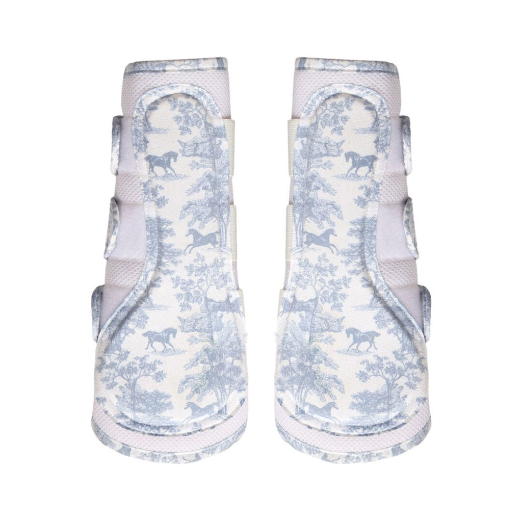 Dapplebay Equestrian Toile Airflow Brush Boots-Moonrise