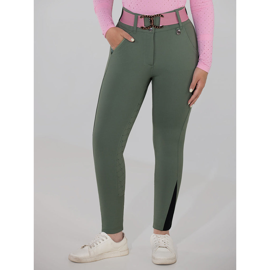 Dapplebay Hybrid Silicone Full Seat Breeches-Rosemary