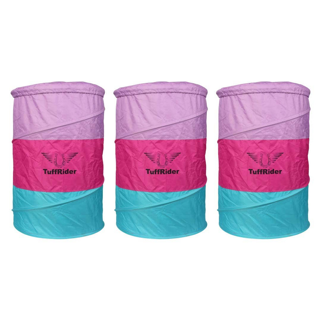 TuffRider Collapsible Barrel Set of 3: Lilac/Hot Pink/Teal / STD