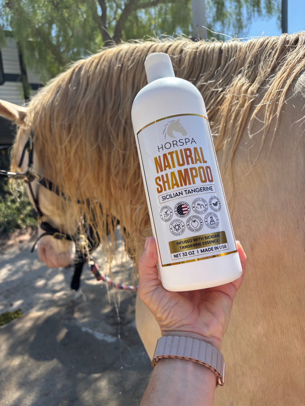 Natural Horse Shampoo Sicilian Tangerine 32oz