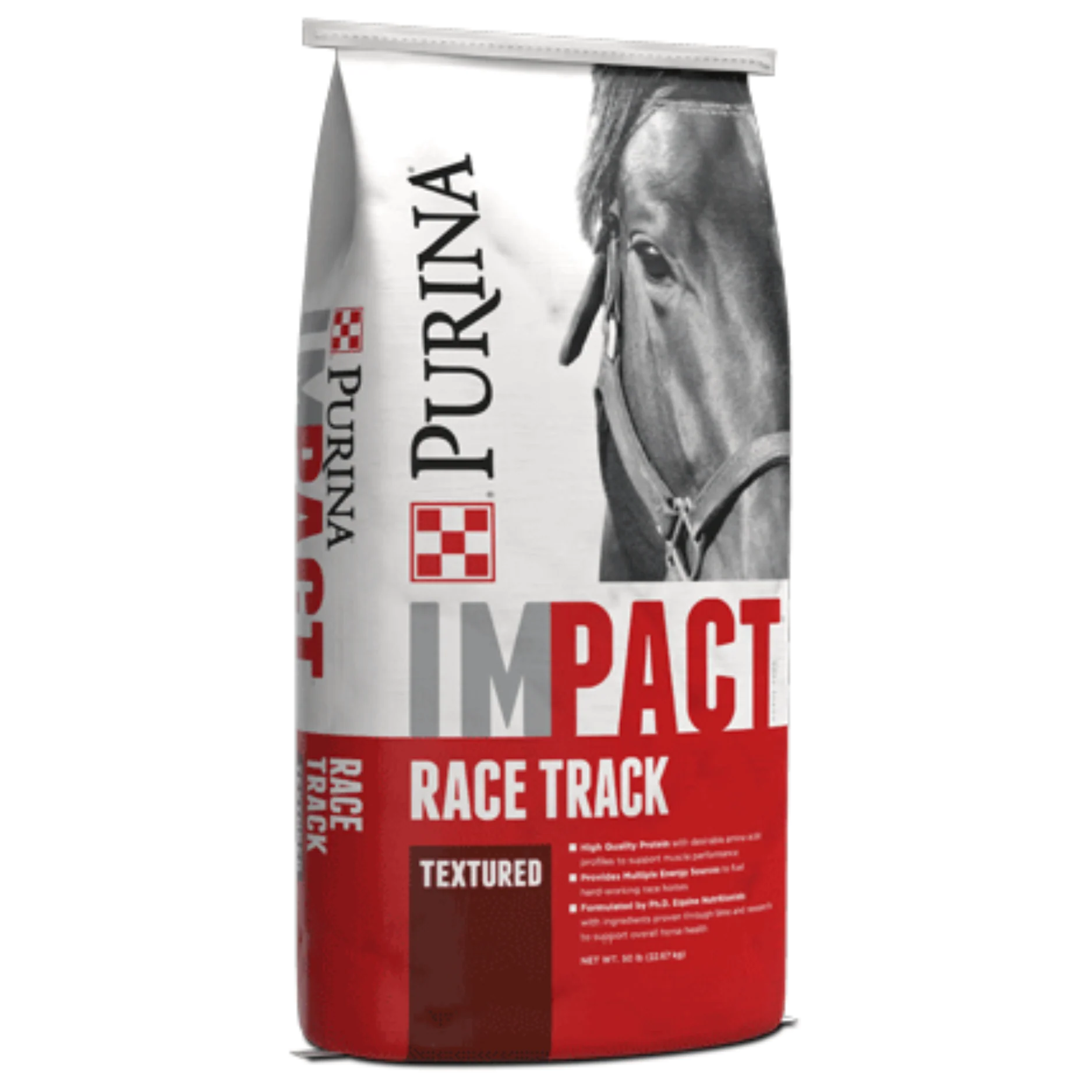 Purina® Impact® 14% Race Track Textured Horse Feed (RED)