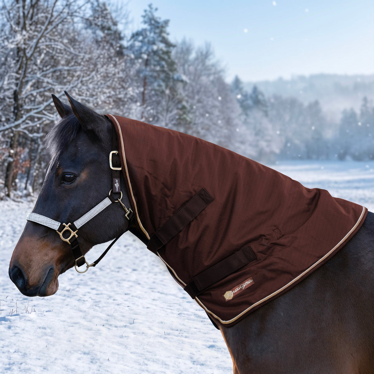 New 1200D Horse 180G Medium Weight Winter Neck Warmer - Waterproof & Breathable