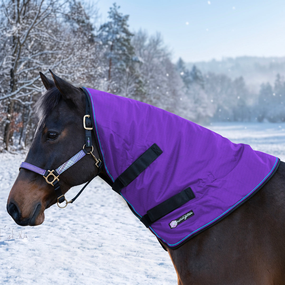 New 1200D Horse 180G Medium Weight Winter Neck Warmer - Waterproof & Breathable