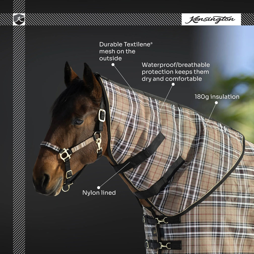 Supermesh® Horse Winter Neck Warmer - Waterproof & Breathable - Supremely Durable Textilene® - Multiple Weights