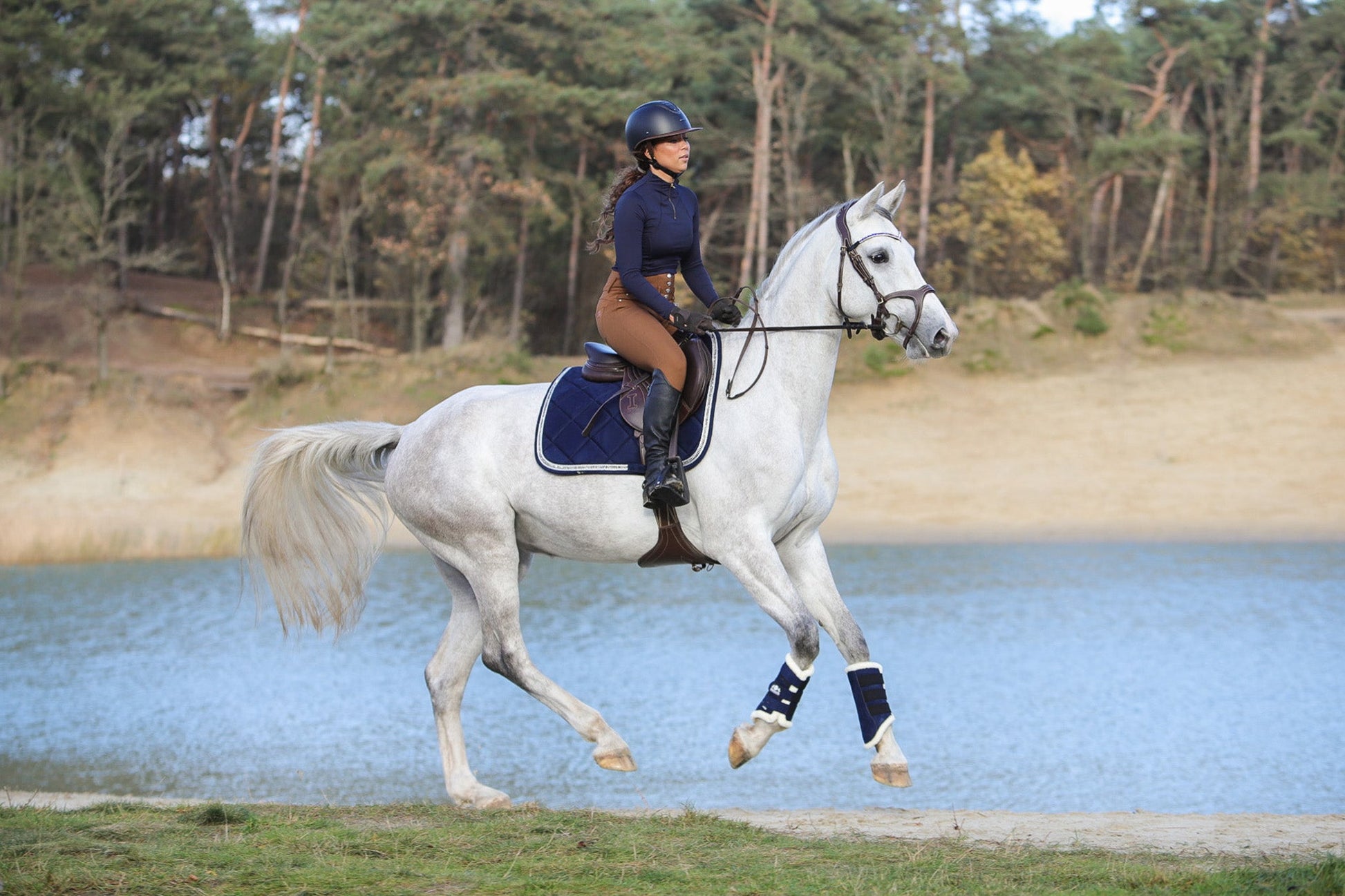 Blue Astra Saddle Pad