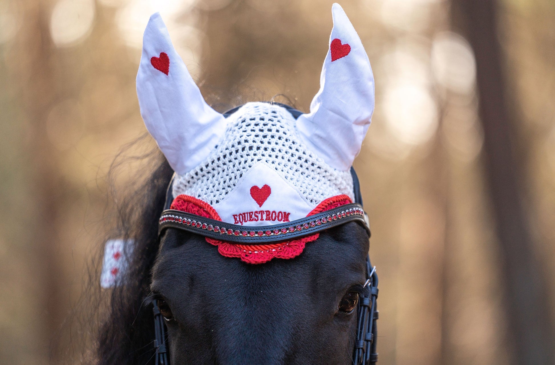 Ruby Red Crystal Browband