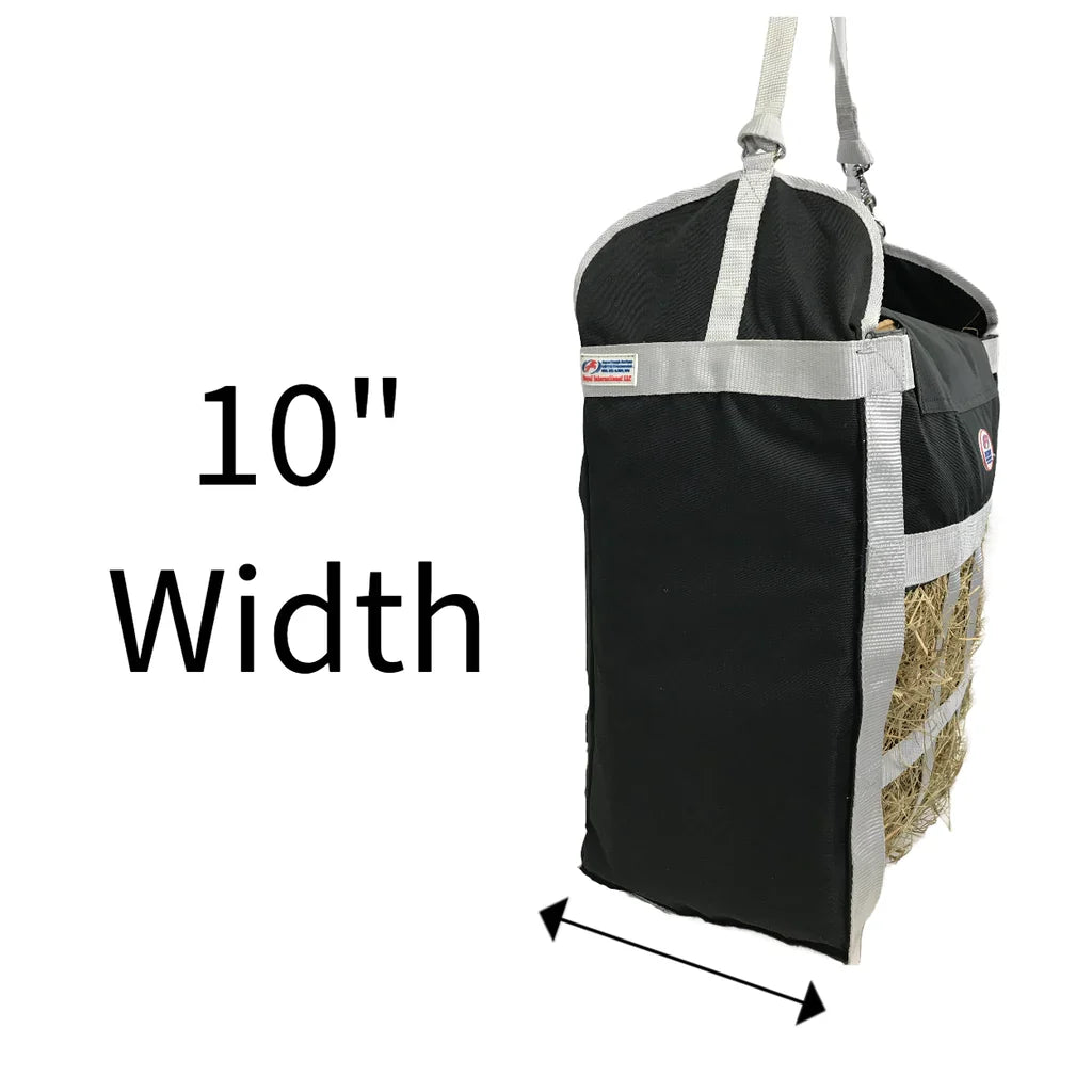Derby Originals Top Load Slow Feeder Hay Bag – 5" x 3.25" Openings – Easy or Moderate Feed Rate | Super Tough Bottom – 6-Month Warranty