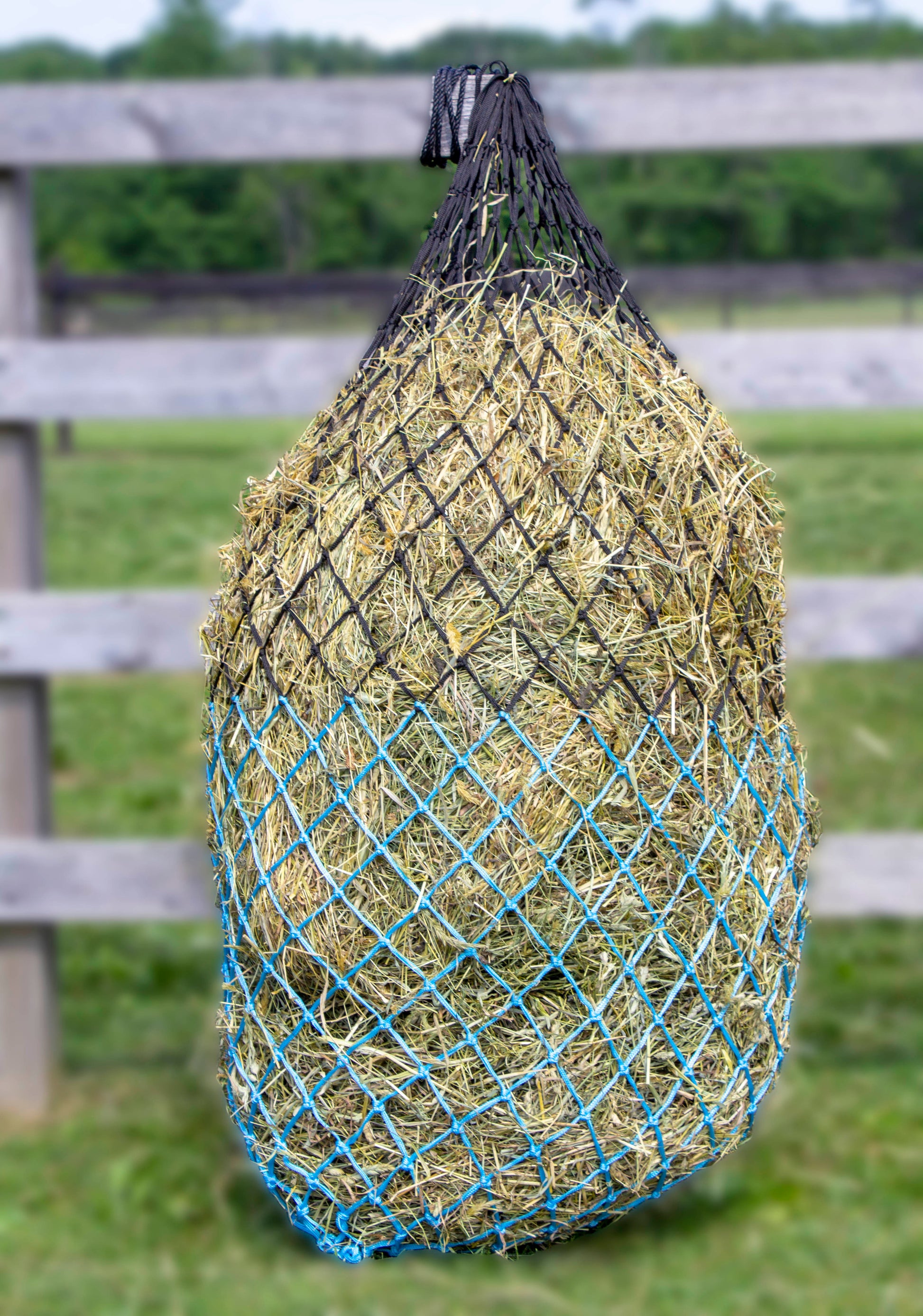 Derby Originals Set of 2 Superior Slow Feed 56" Soft Mesh Hanging Hay Net for Horses