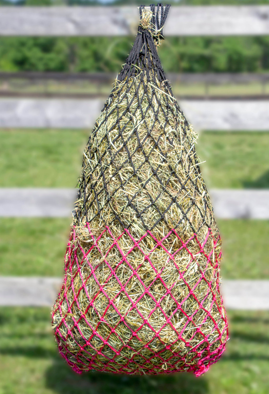 Derby Originals Set of 2 Superior Slow Feed 56" Soft Mesh Hanging Hay Net for Horses