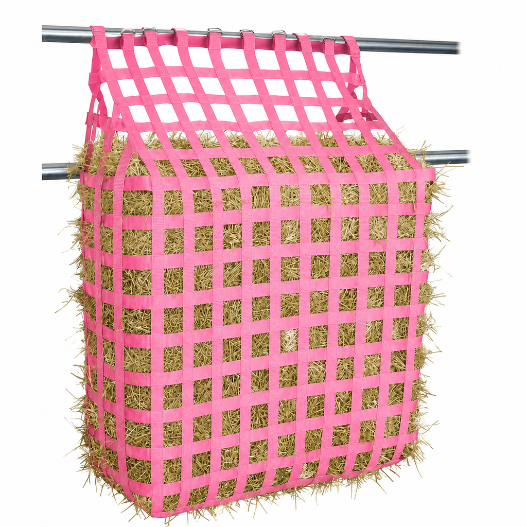 Tahoe Web Gate Slow Feed Hay Feeder – 2" Openings, Easy-Fill, Quick Strap Mounting, Holds 5–6 Flakes, Durable & Dust-Draining with Super Tough Bottom®
