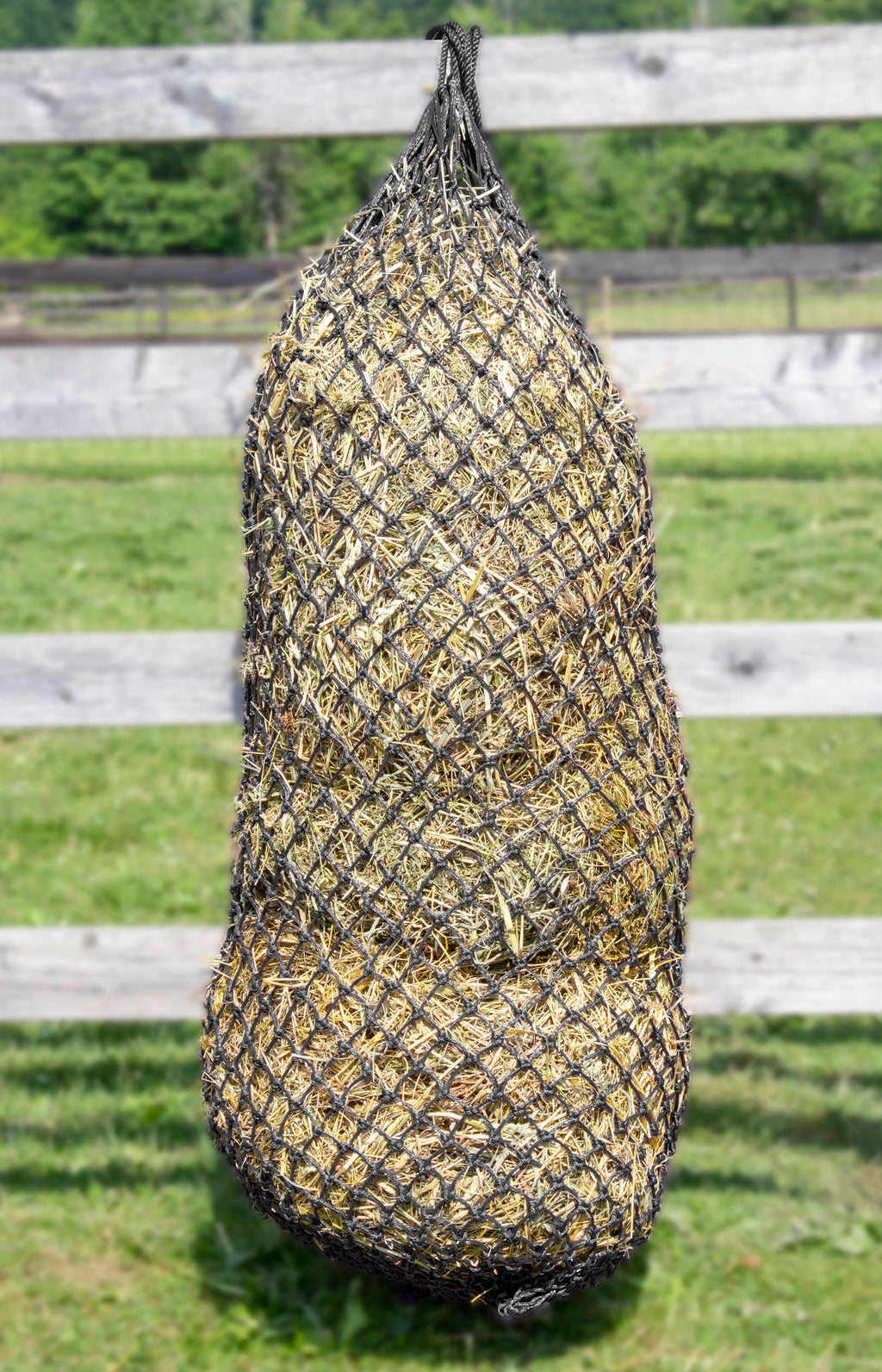 Derby Originals 56” Ultra Slow Feed 1.5" Holes Hay Net Holds about 4 Flakes for Horses