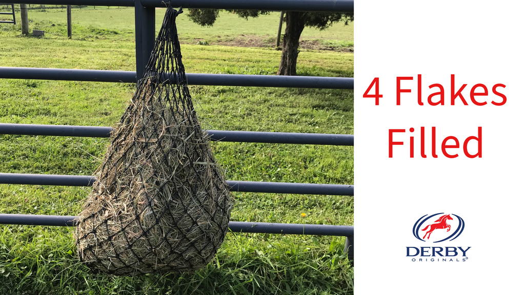 Derby Originals 42” Classic Slow Feed Hanging Hay Net for Horses