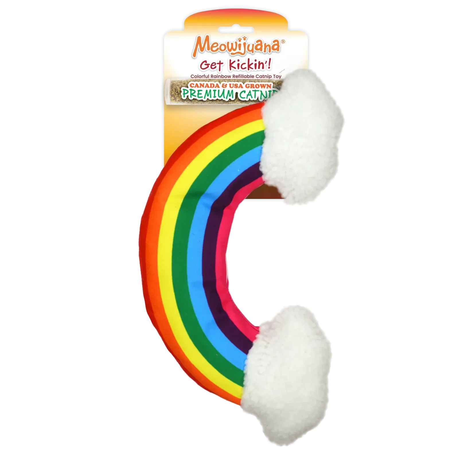 Meowijuana Rainbow Kicker Catnip Toy