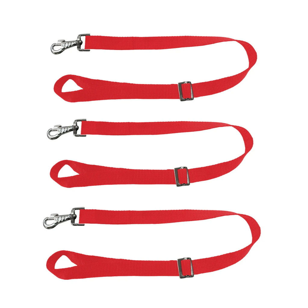 DERBY ORIGINALS HEAVY DUTY ADJUSTABLE 30” NYLON HANGING BUCKET STRAPS FOR WATER AND FEED BUCKETS-LOT OF 3