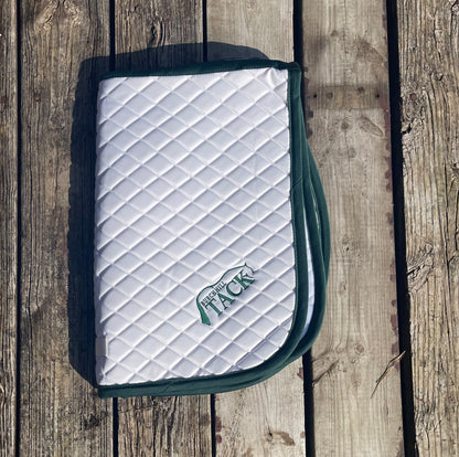 Burch Hill tack embroidered English saddle pad