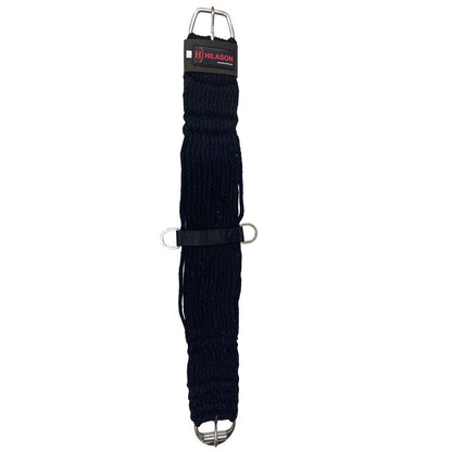 Horse Western 27 Strand Double Weave Black Roper Cinch