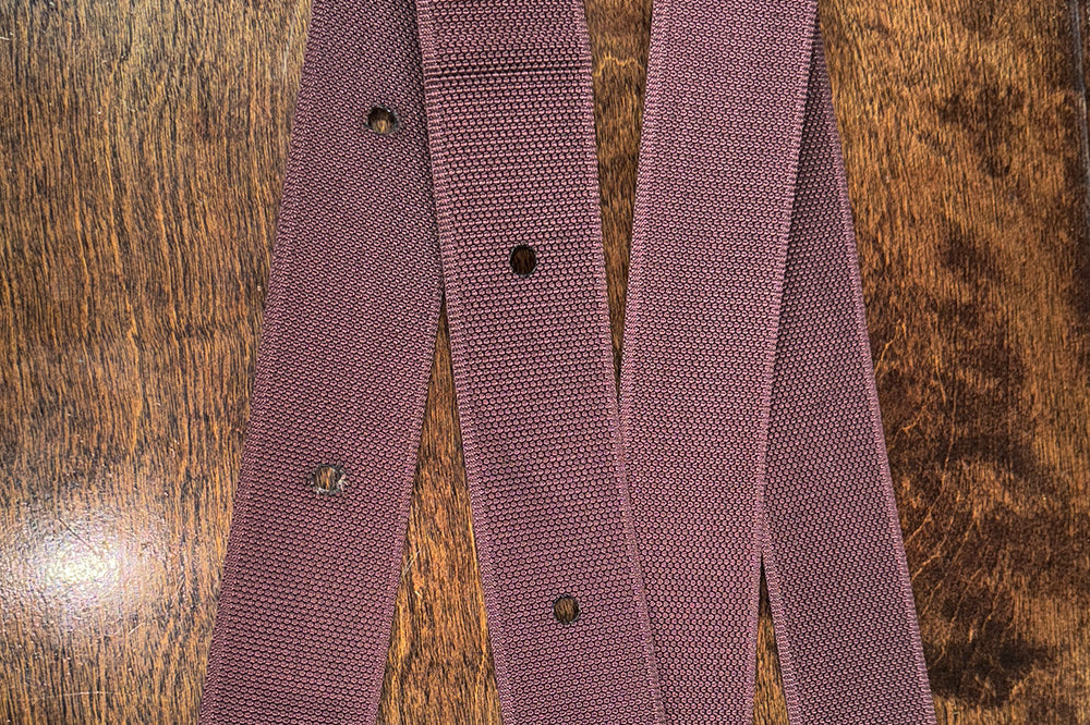 2" X 6" Hilason Western Polypropylene Leather Cinch Strap Brown