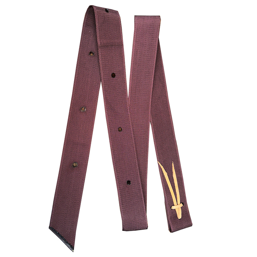 2" X 6" Hilason Western Polypropylene Leather Cinch Strap Brown