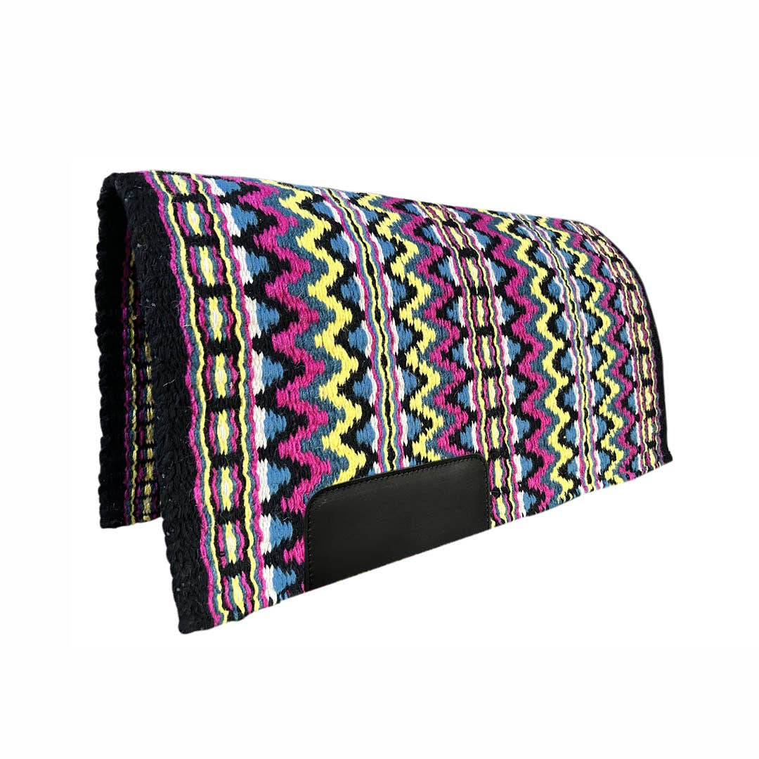 TuffRider Double Weave Western Saddle Blanket 34" X 40": Multi-002 / 34x40