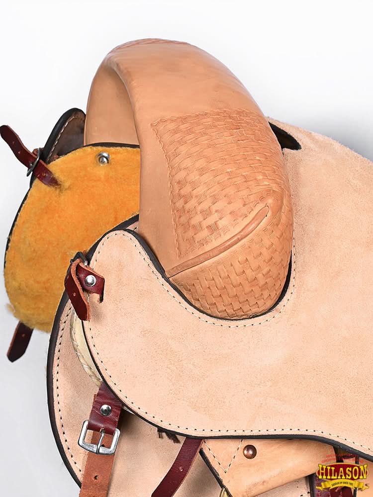 Horse Bronc Saddle Hilason Classic Series Rodeo American Leather