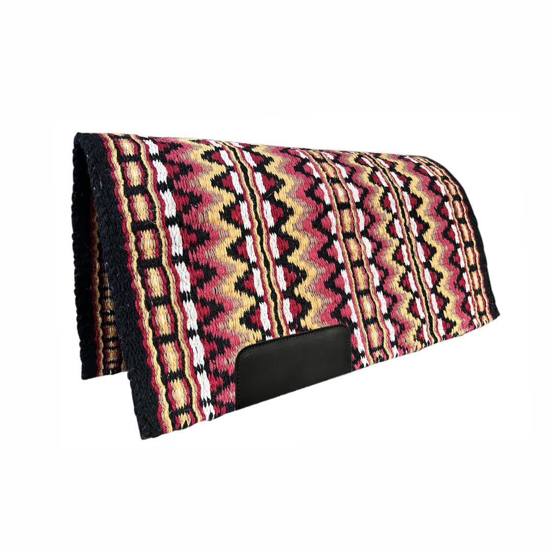 TuffRider Double Weave Western Saddle Blanket 34" X 40": Multi-009 / 34x40