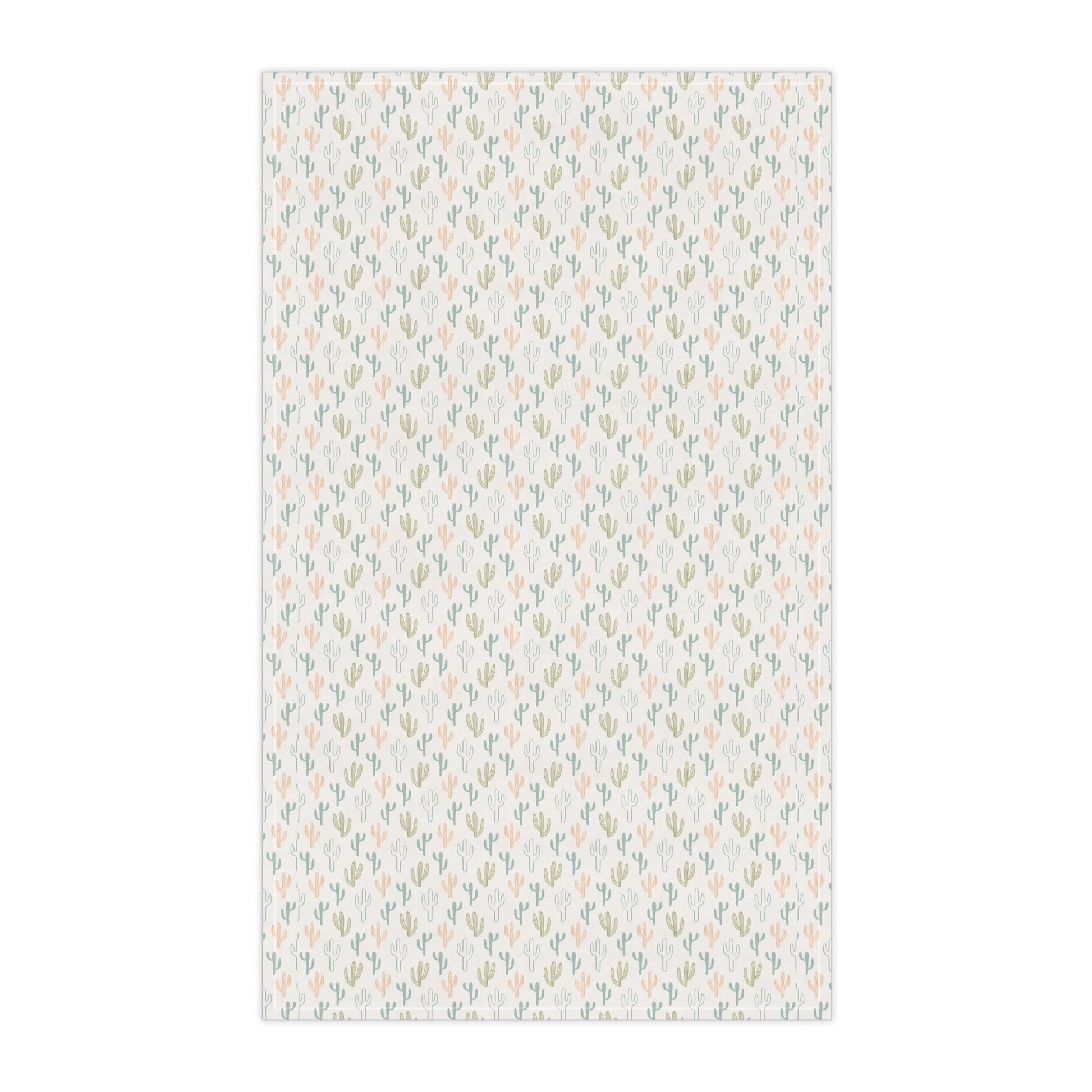 Cactus Print Tea Towels, Western Decor, Natural Cotton Dish Towels, Gift for Home, Rustic Farmhouse Style